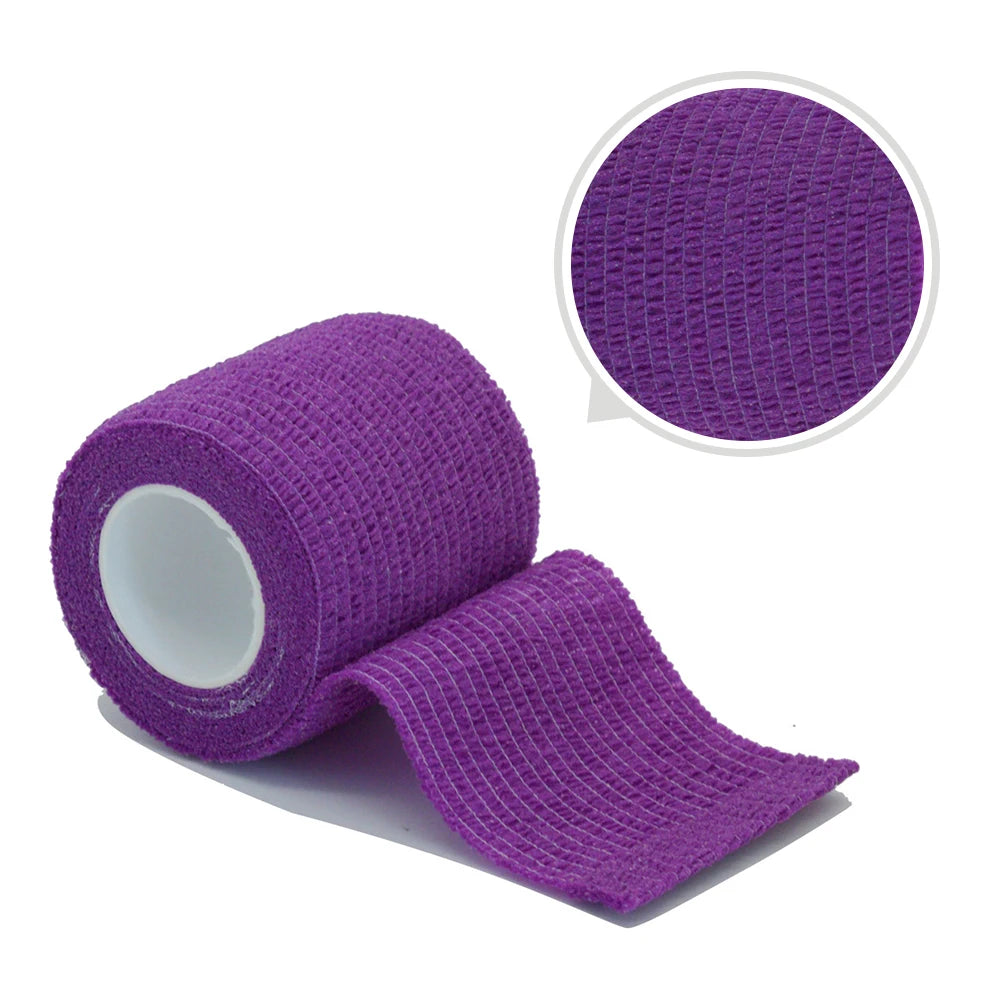 18 Colors Colorful Athletic Wrap Tape Self Adhesive Elastic Bandage Elastoplast Sports Protector Knee Finger Ankle Palm Shoulder