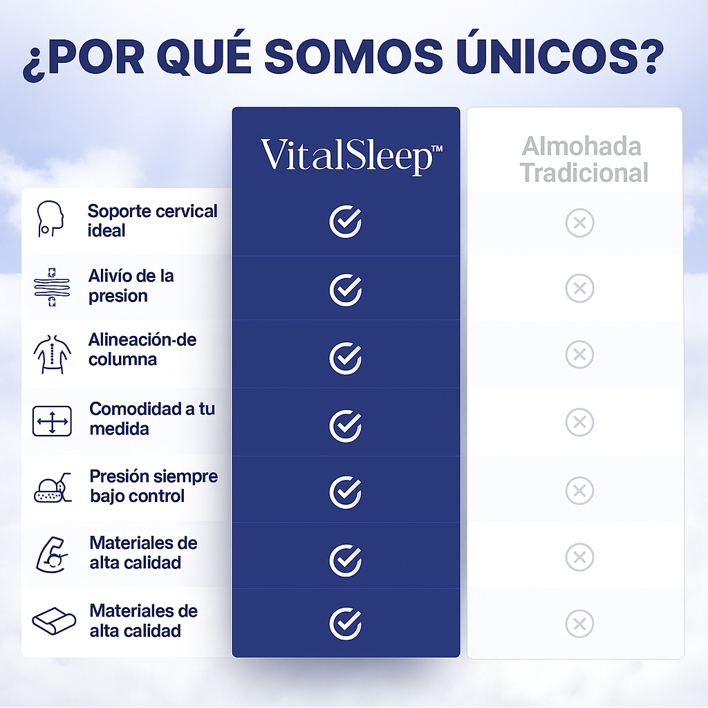 VitalSleep™ - Almohada Cervical
